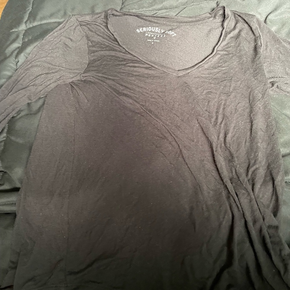 plain black long sleeve